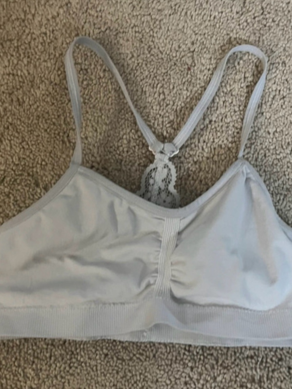 Light Pink Lace-Back Bralette